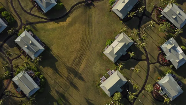 Open landscape view reflecting the plotted development setting at Total Environment Yelahanka